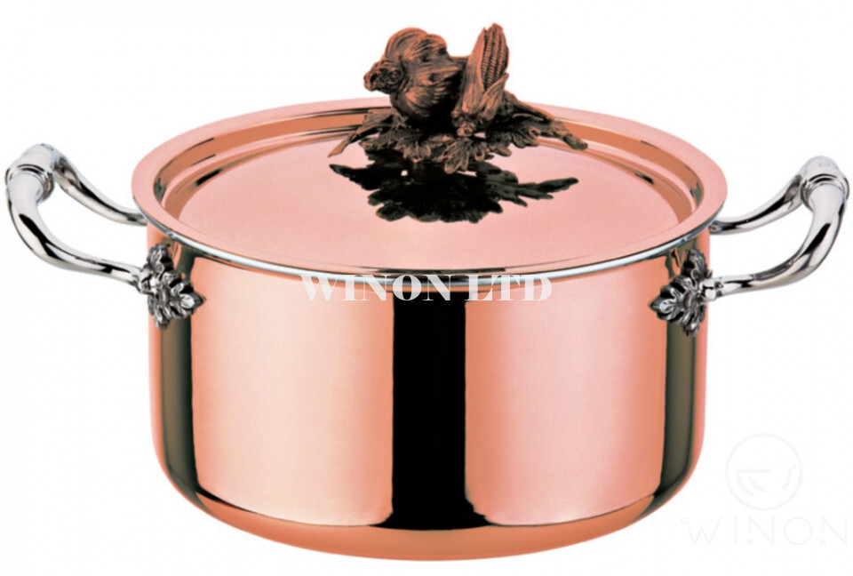 Plain Design Copper Pot D180X90