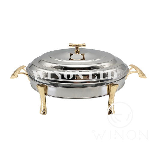 Stainless steel oval shape Chafing Dish with cover