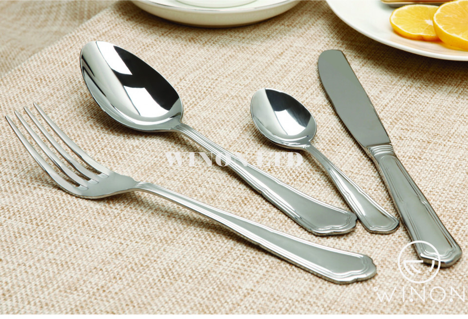 Stainless Steel Knife And Fork Set Of Four (Pacific)