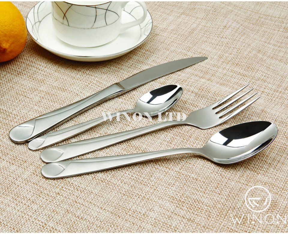 Stainless Steel Knife And Fork Set Of Four (cote)