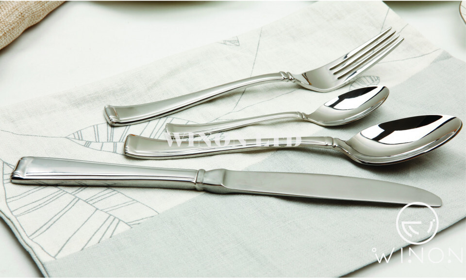 Stainless Steel Knife And Fork Set Of Four (Column)