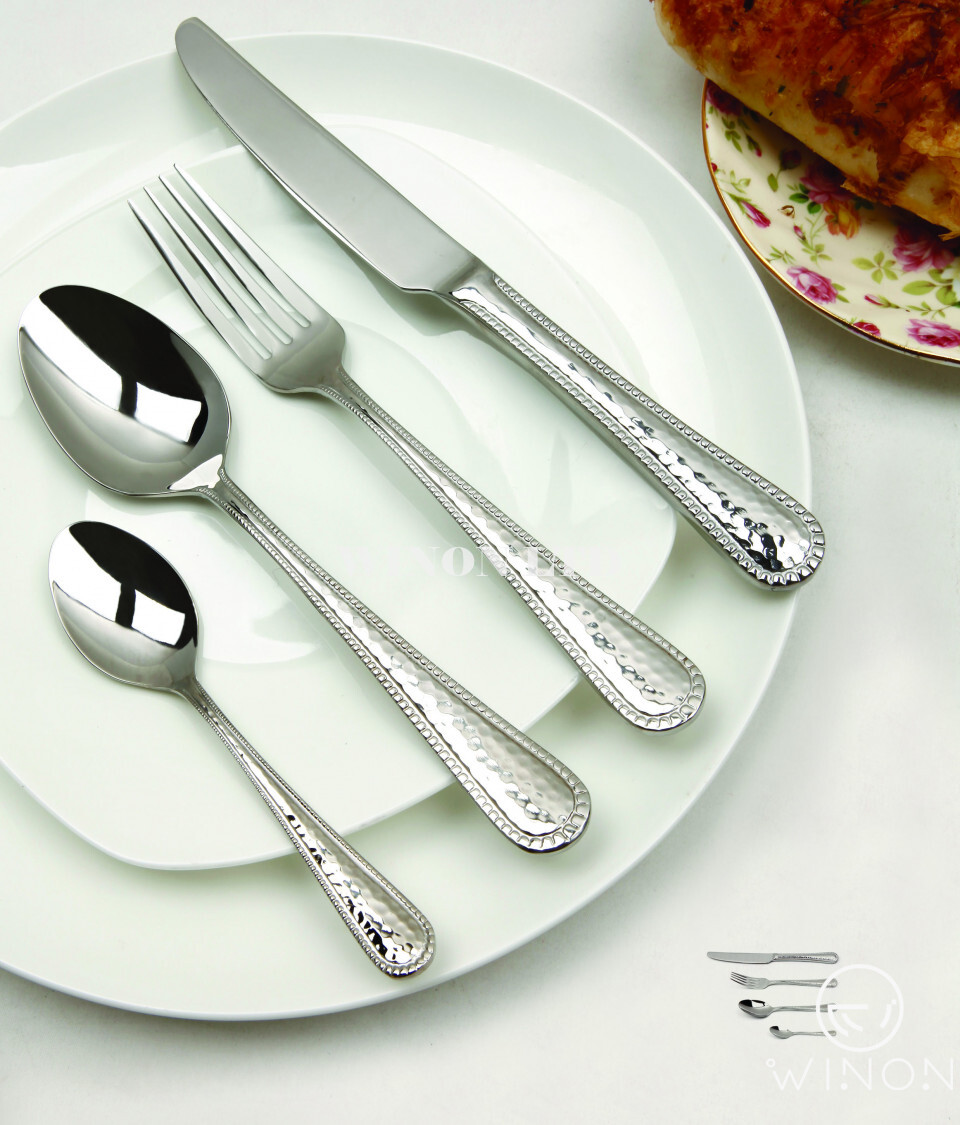 Stainless Steel Knife And Fork Set Of Four (versail)