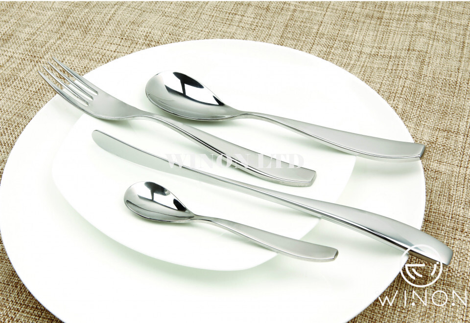 Stainless Steel Knife And Fork Set Of Four (Stanford)