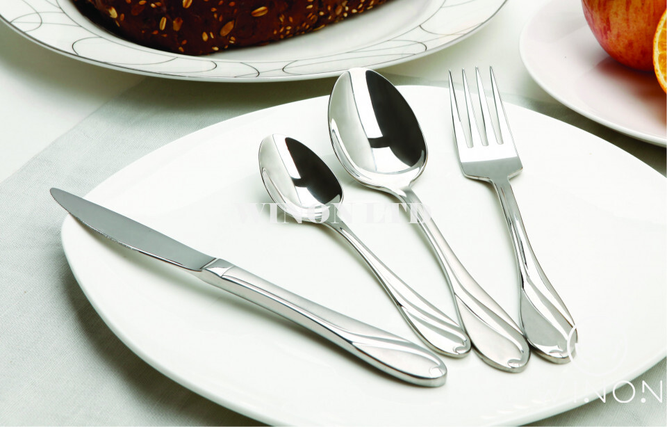 Stainless Steel Knife And Fork Set Of Four (APRI)