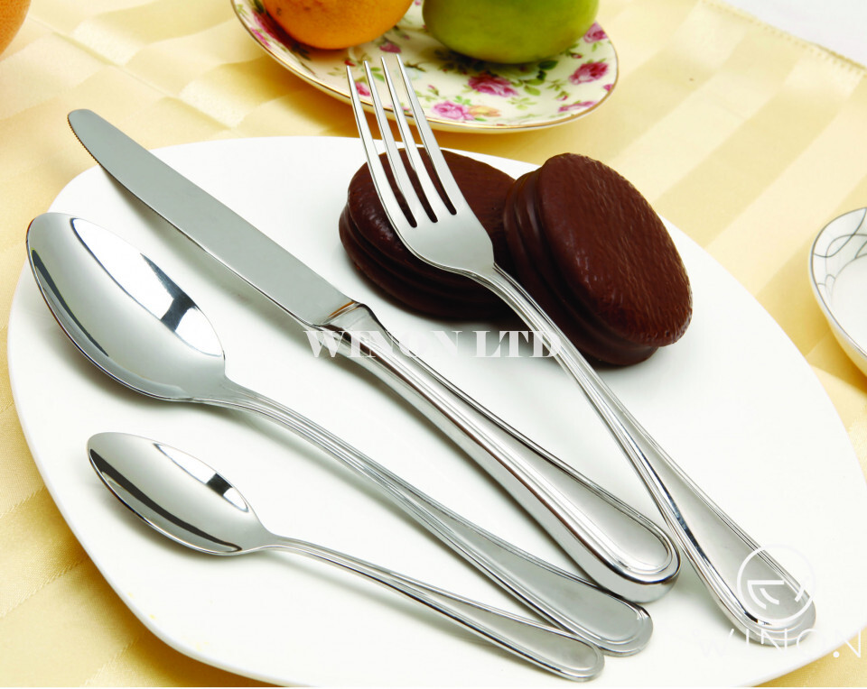 Stainless Steel Knife And Fork Set Of Four (HY)