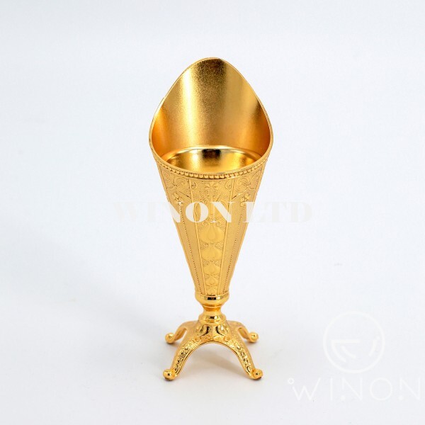Golden plated small-size torch censer