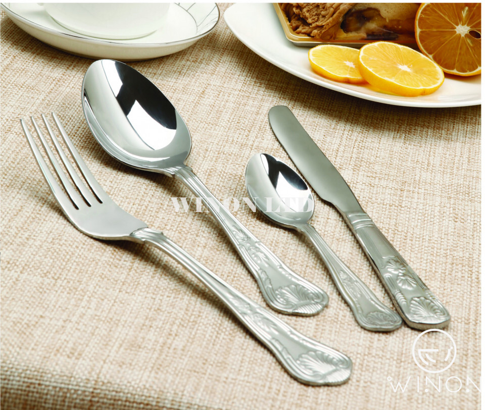 Stainless Steel Knife And Fork Set Of Four (KG)