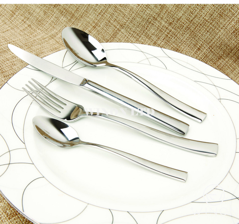 Stainless Steel Knife And Fork Set Of Four (Harley)