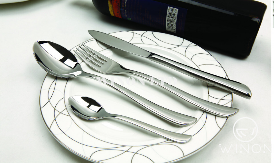 Stainless Steel Knife And Fork Set Of Four (Mondial)