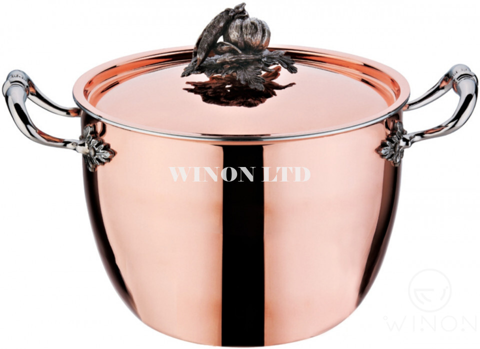 Plain Design Copper Pot D200X140