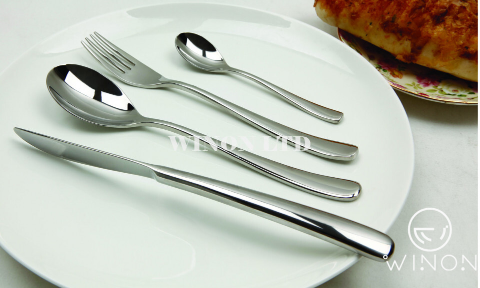 Stainless Steel Knife And Fork Set Of Four (Focus)