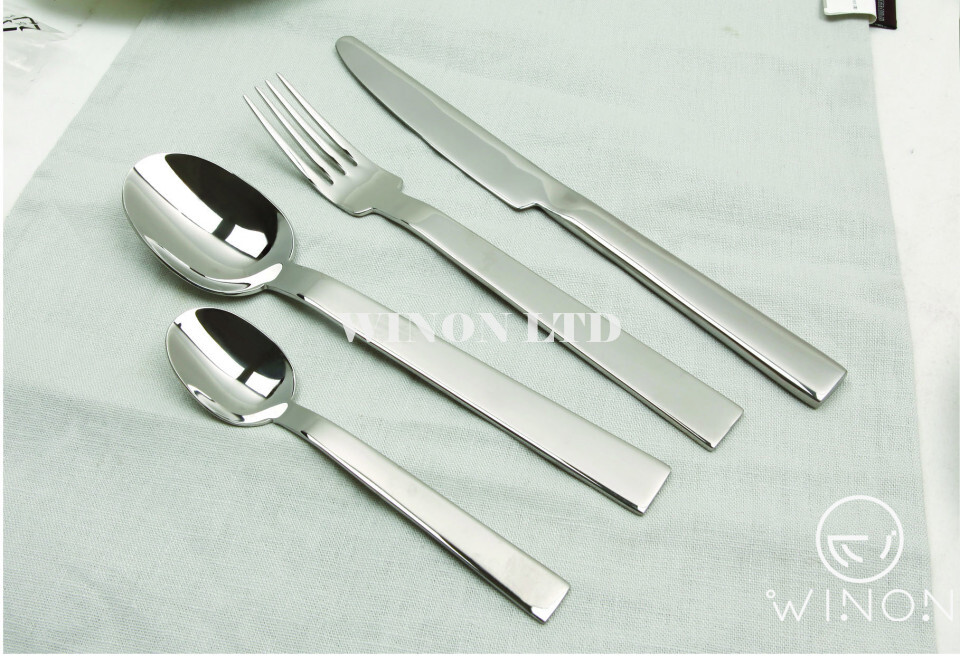 Stainless Steel Knife And Fork Set Of Four (Flat)