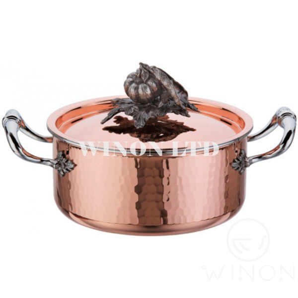 Hammer Design Copper Pot D180X90